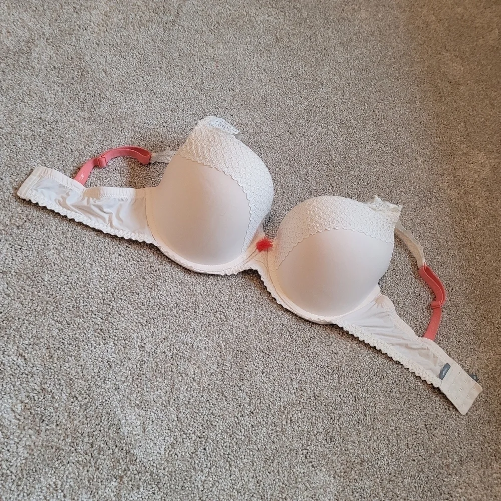 Aerie Everyday Loves Womens White Lace Bra Size 36DD